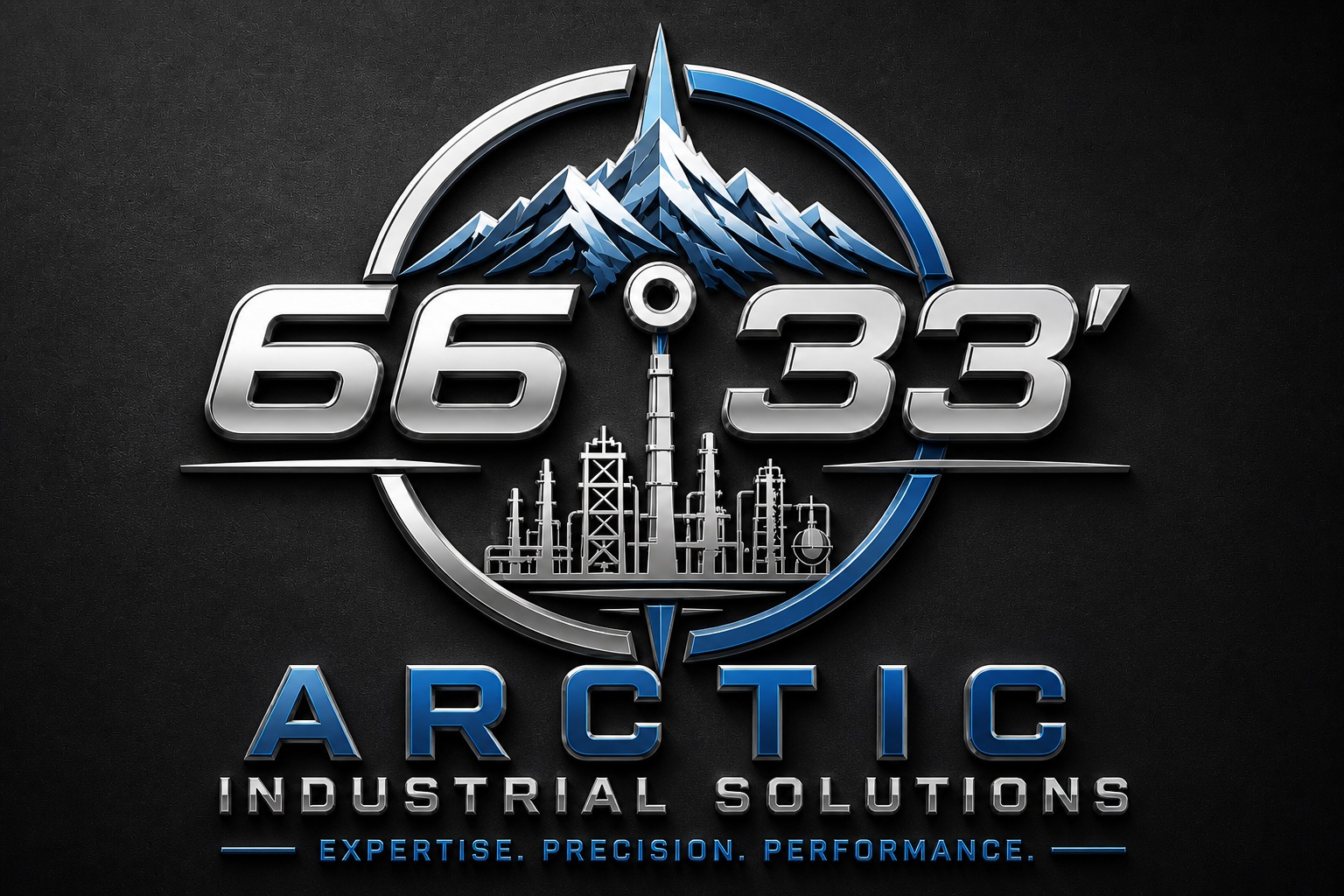 66°33' Arctic Industrial Solutions logo